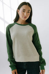 Franklin Contrast Top in Green
