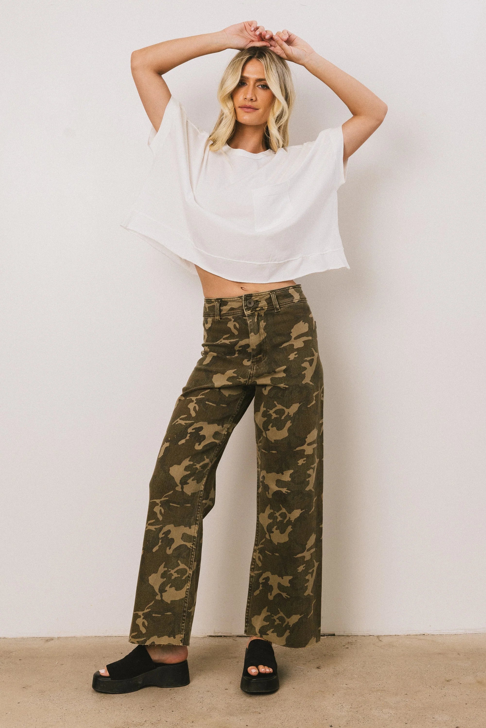 Ria Boxy Tee in White