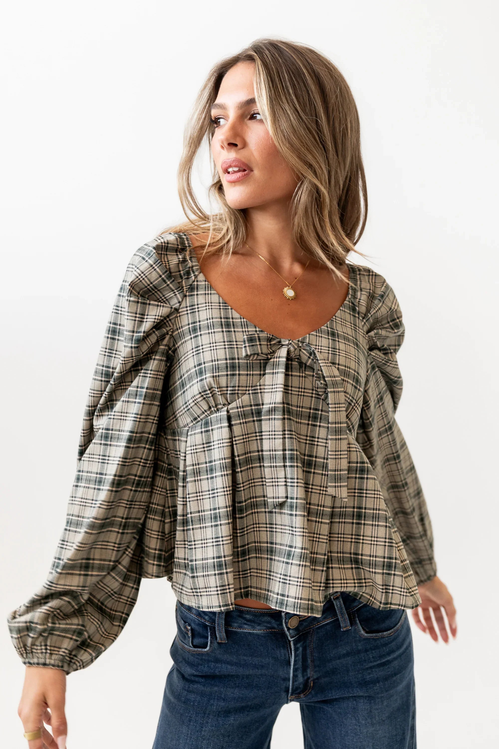 Smith Plaid Blouse