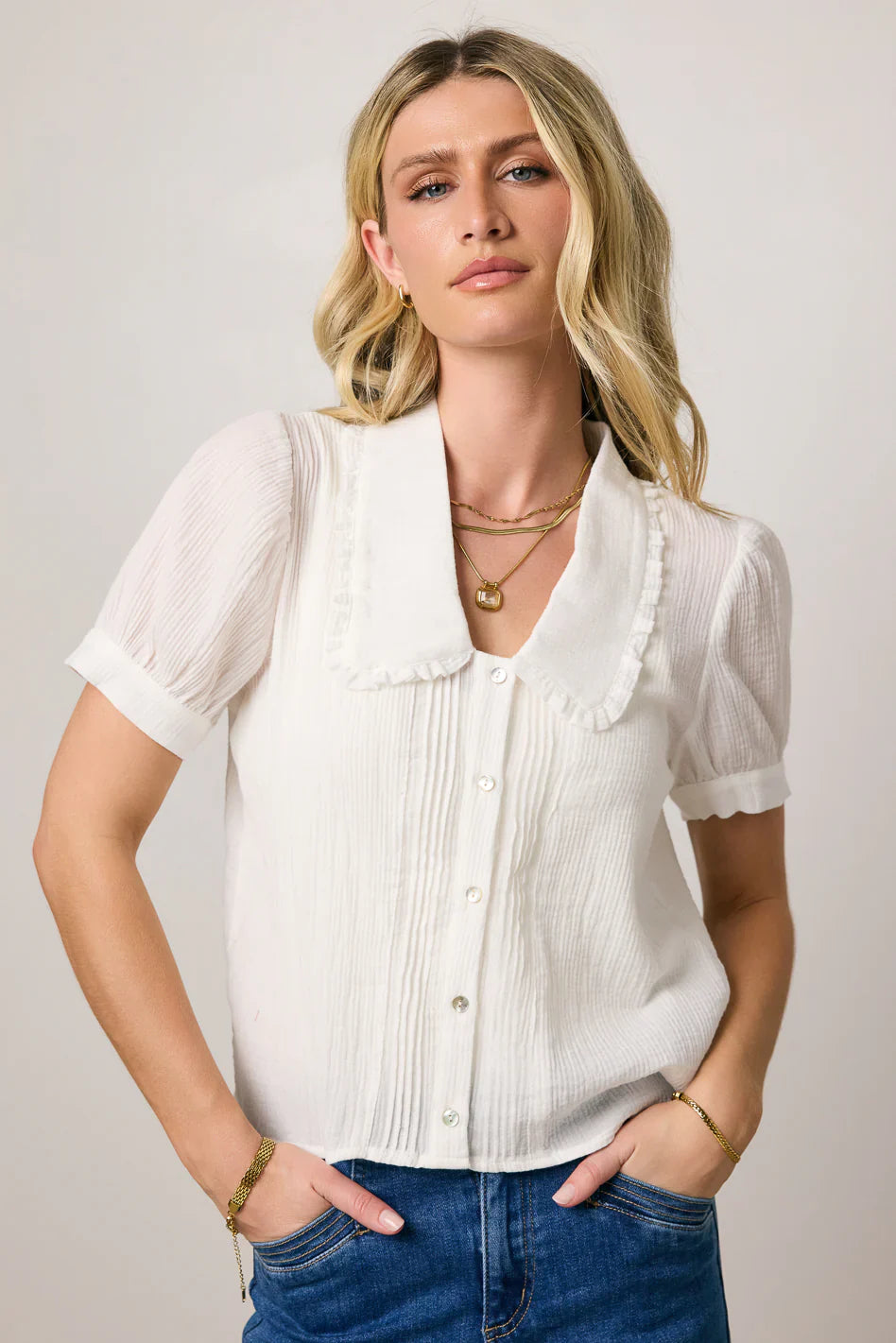 Kinley Sheer Blouse