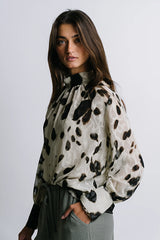 Camille Sheer Blouse in Ivory